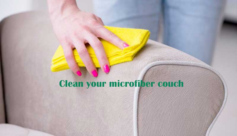 clean your microfiber couch