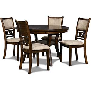 New Classic Furniture | Gia Dining Table Set | Rich Finish