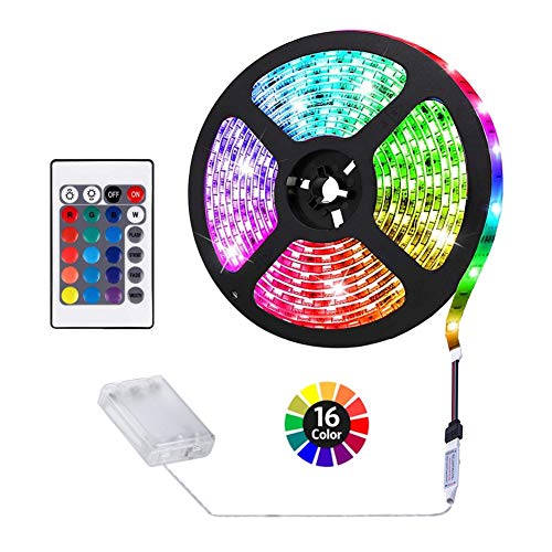 battery operated led strip lights with remote